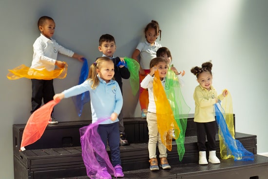 Karter Schools Kindergarten students participating in a musical performance